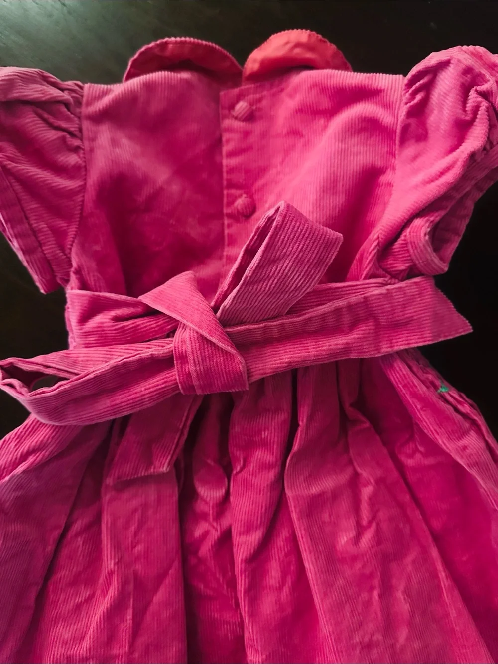 Girls' Pink Corduroy Smocked Dress 18months